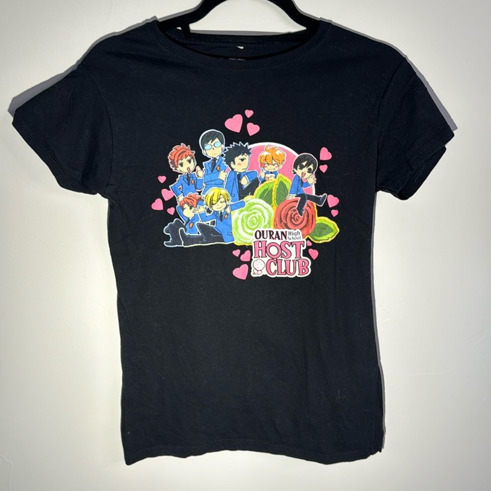 Ouran Highschool Host Club Kids Short Sleeve Tee- size Large